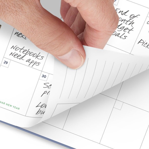 slide 4 of 9, 2025 Simplified By Emily Ley For At-A-Glance Weekly/Monthly Planner, 5-1/2"" X 8-1/2"", French Blue, January To December, El36-200, 1 ct