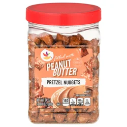 Giant Peanut Butter Filled Pretzel Nuggets