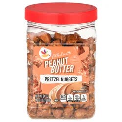 Giant Peanut Butter Filled Pretzel Nuggets