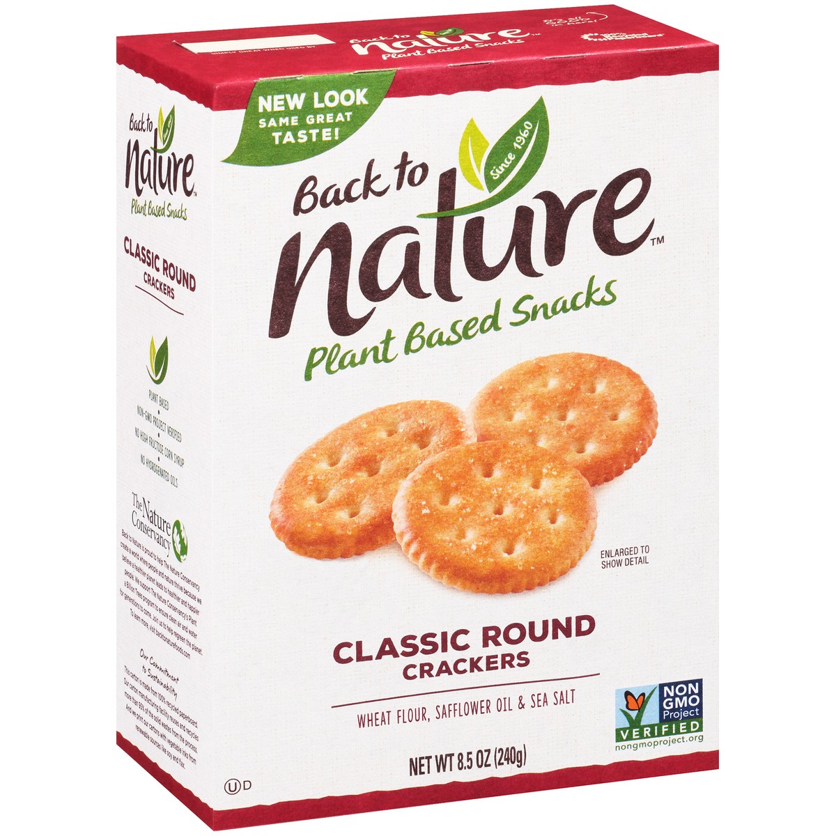 slide 2 of 9, Back to Nature Crackers, 8.5 oz