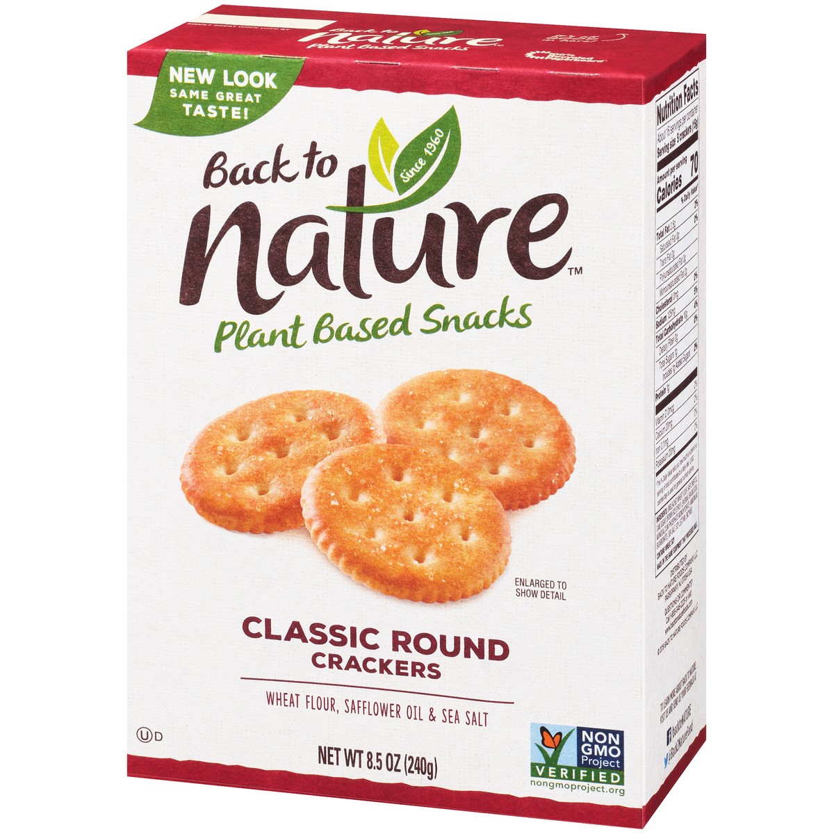slide 6 of 9, Back to Nature Crackers, 8.5 oz