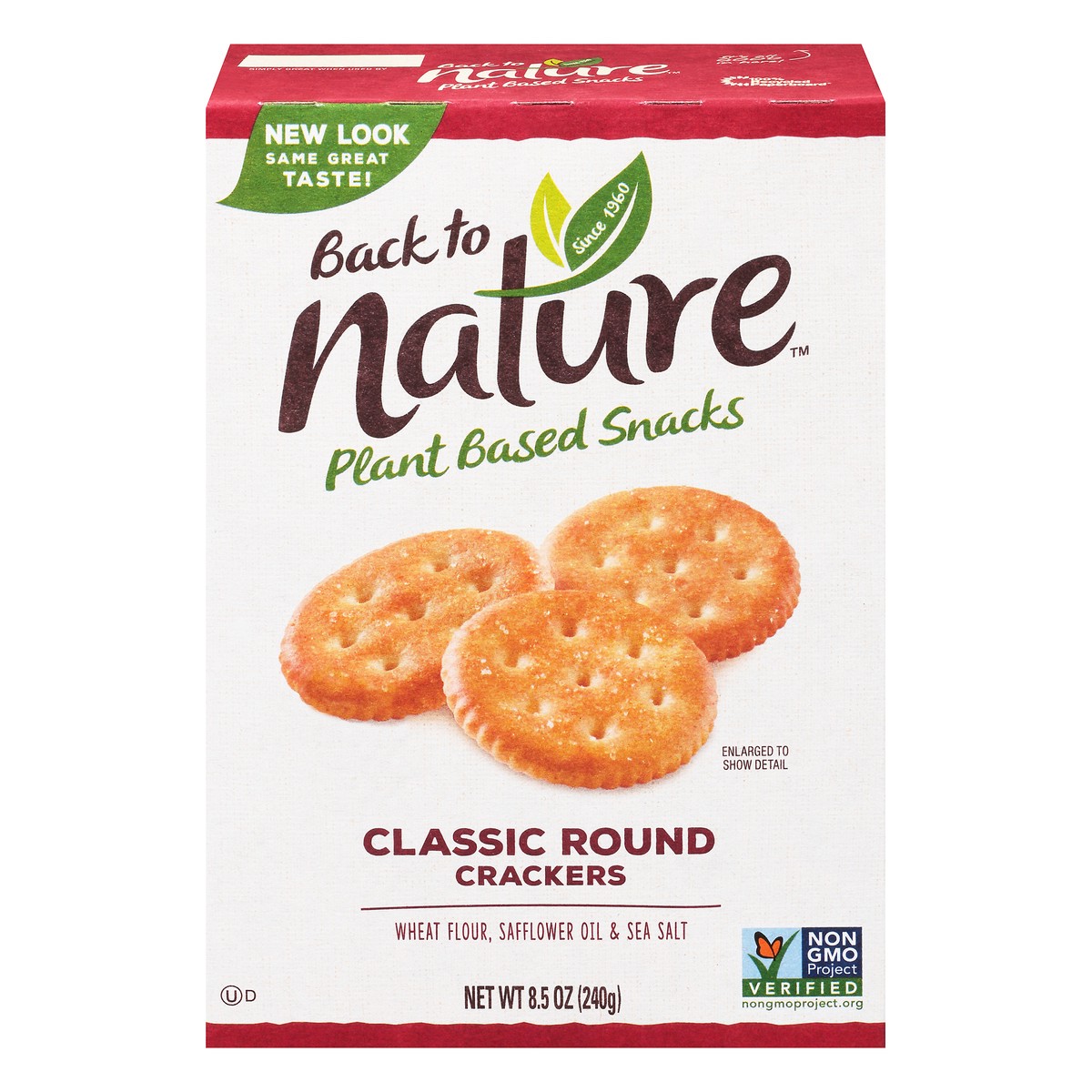 slide 1 of 9, Back to Nature Crackers, 8.5 oz