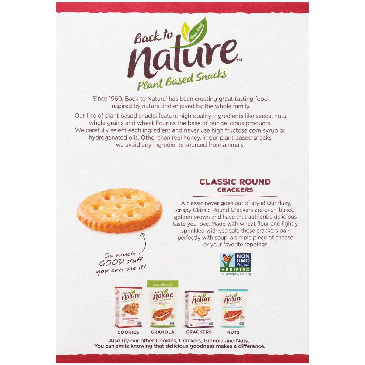 slide 7 of 9, Back to Nature Crackers, 8.5 oz