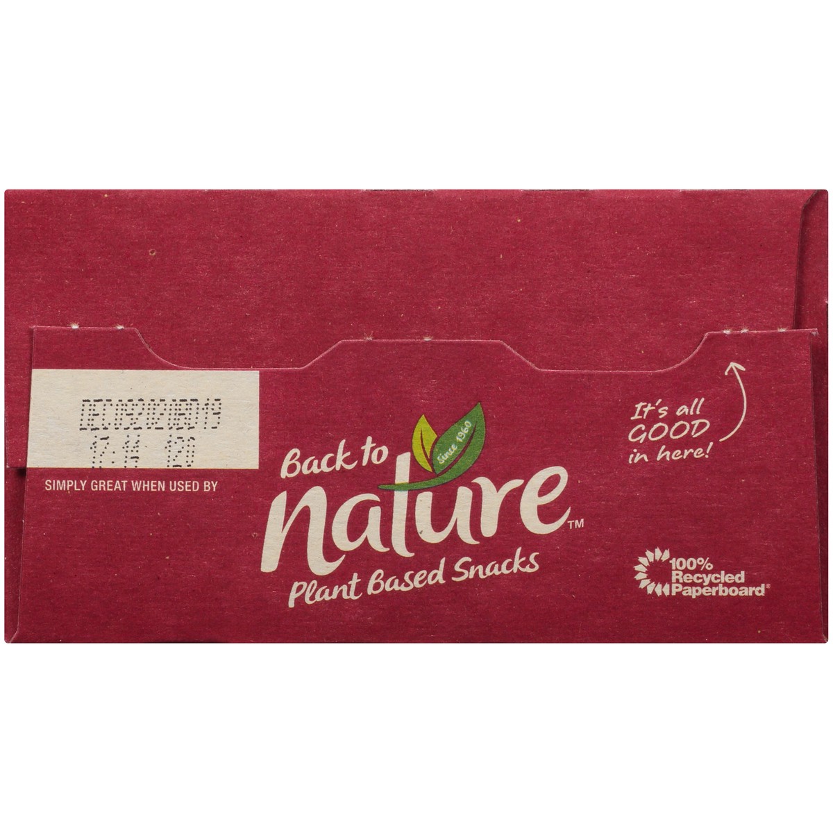 slide 9 of 9, Back to Nature Crackers, 8.5 oz