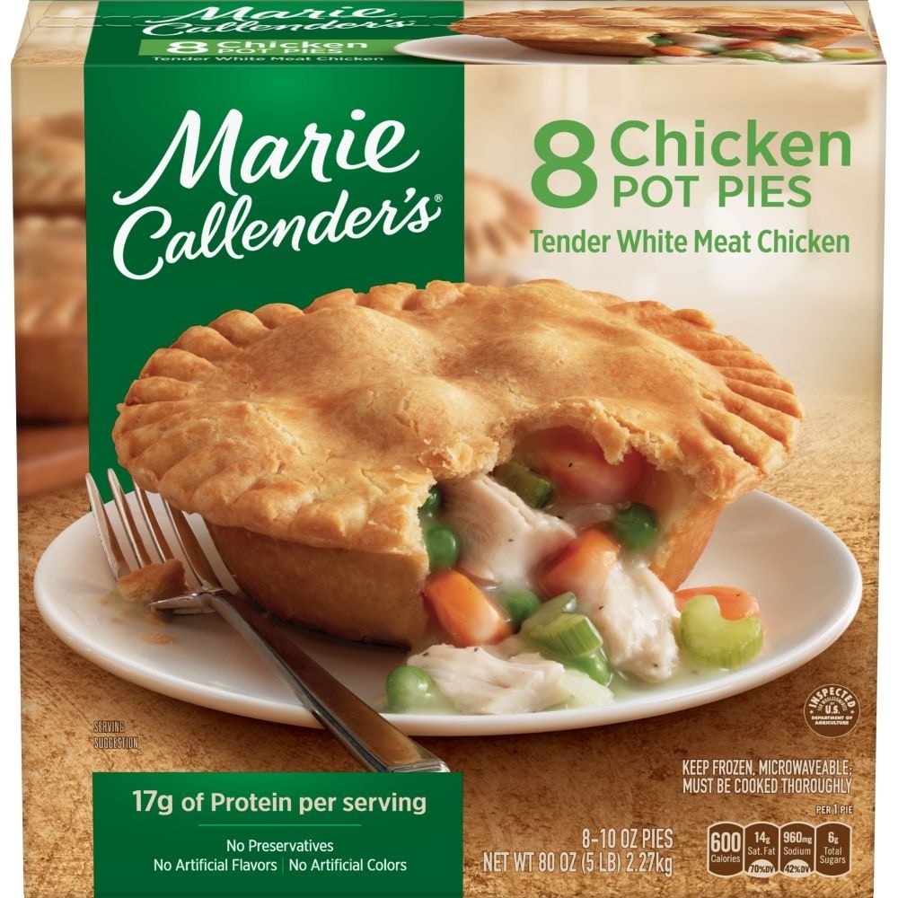 slide 1 of 2, Marie Callender's Chicken Pot Pie, 8 ct; 10 oz