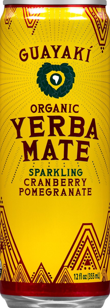 slide 9 of 9, Guayaki Sparkling Organic Cranberry Pomegranate Yerba Mate 12 fl oz, 12 oz