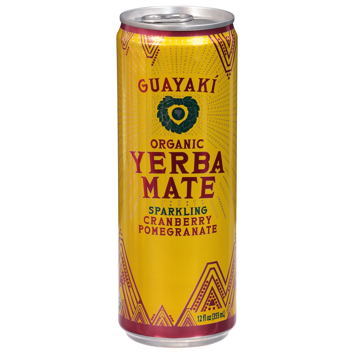 slide 1 of 9, Guayaki Sparkling Organic Cranberry Pomegranate Yerba Mate 12 fl oz, 12 oz