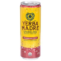 Yerba Madre Organic Sparkling Cranberry Pom Yerba Mate 12 fl oz
