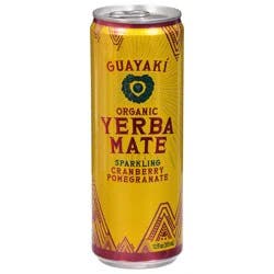 Guayaki Sparkling Organic Cranberry Pomegranate Yerba Mate 12 fl oz