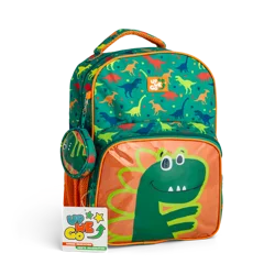 Ad Sutton Up We Go Dino Backpack and Coin Pouch