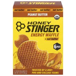 Honey Stinger Peanut Butter Energy Waffle - 6 x 1.06 oz