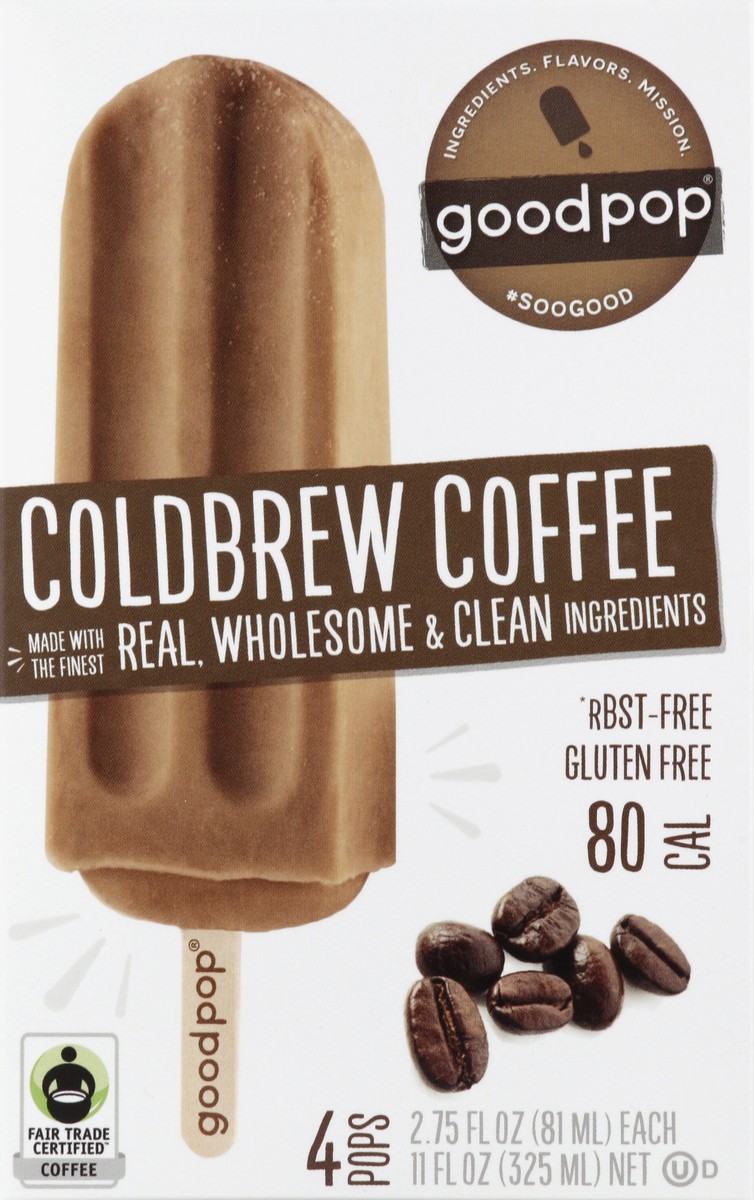 slide 1 of 5, Goodpops Coldbrew Coffee 11Oz, 11 oz