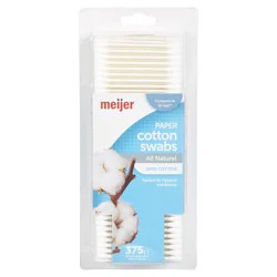 Meijer Cotton Swab Paper 375ct