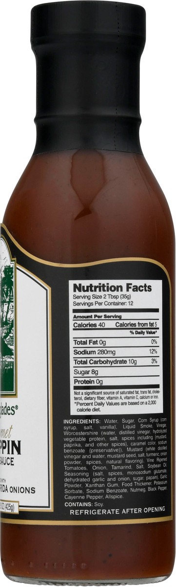 slide 10 of 14, Everglades Gourmet Moppin BBQ Sauce 15 oz, 15 oz