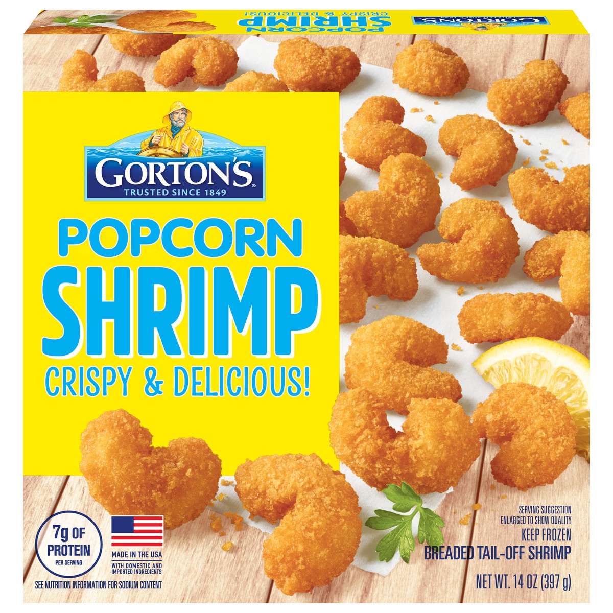 slide 1 of 10, Gorton's Popcorn Shrimp 14 oz, 14 oz