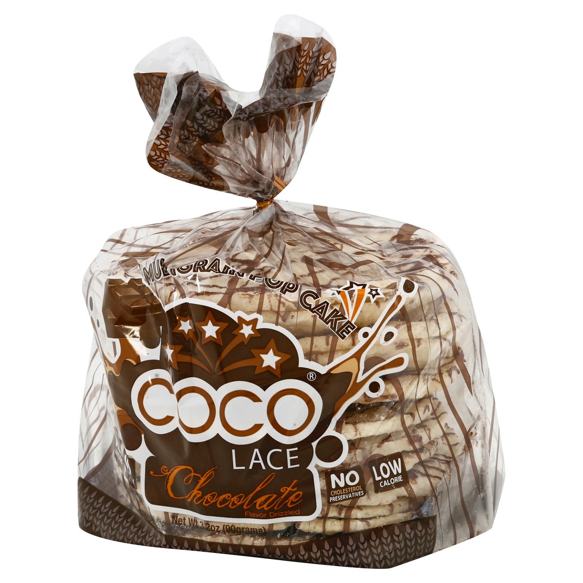 slide 5 of 9, Coco Lace Multigrain Chocolate Flavor Drizzled Pop Cake 3.2 oz, 3.2 oz