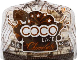 Coco Lace Multigrain Chocolate Flavor Drizzled Pop Cake 3.2 oz