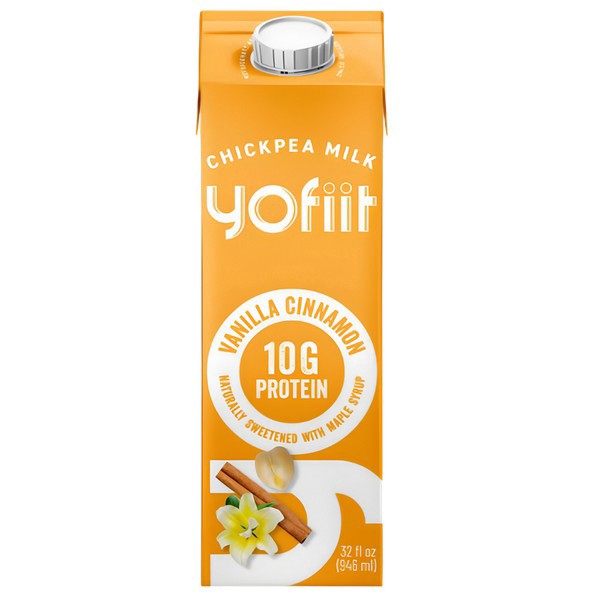 slide 1 of 1, Yofiit Vanilla Cinnamon Chickpea Milk, 32 fl oz