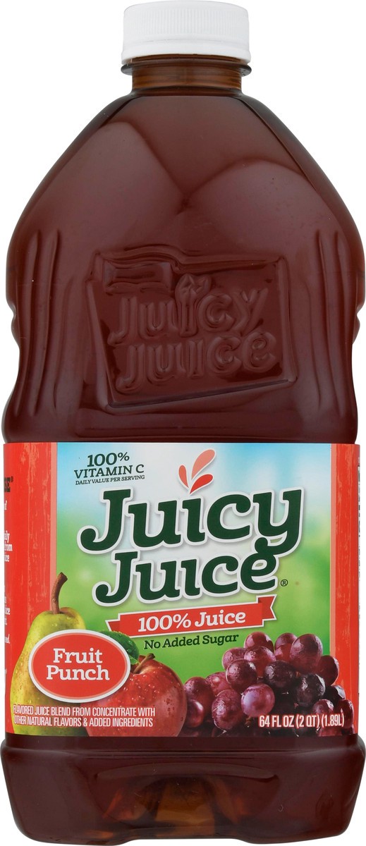 slide 9 of 12, Juicy Juice 100% Juice, Fruit Punch, 64 Fl Oz Bottle, 64 fl oz