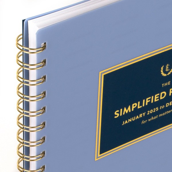 slide 6 of 9, 2025 Simplified By Emily Ley For At-A-Glance Weekly/Monthly Planner, 8-1/2"" X 11"", French Blue, January To December, El36-905, 1 ct