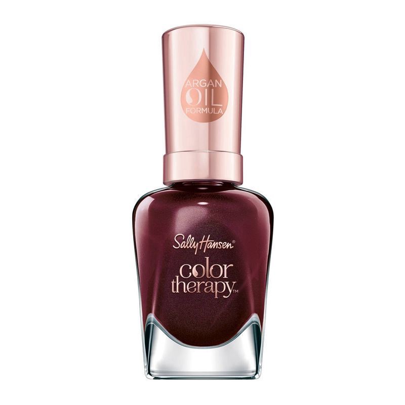 slide 1 of 4, Sally Hansen Color Therapy Nail Color - 374 Wine Not - 0.5 fl oz, 0.5 fl oz