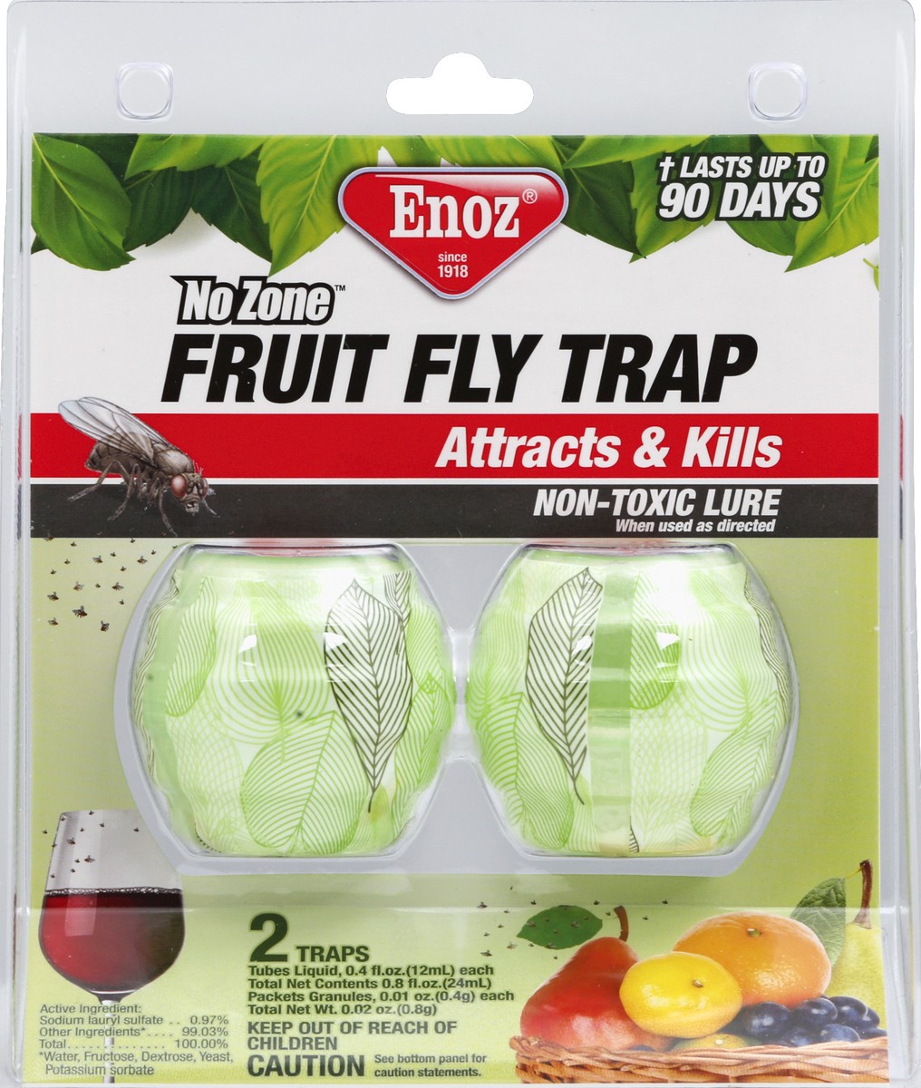 slide 2 of 2, Enoz Fruit Fly Trap, 2 ct