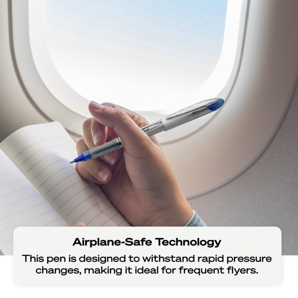 slide 5 of 8, uni-ball Vision Elite Liquid Rollerball Pen Refills, Bold Point, Black Ink, Pack Of 2, 2 ct