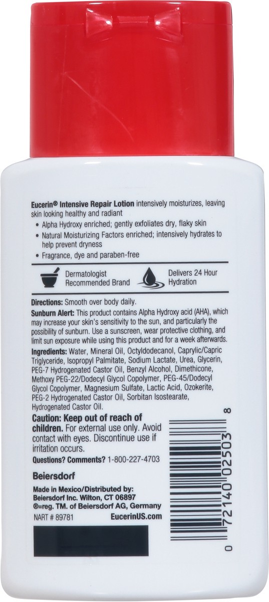 slide 12 of 13, Eucerin Intensive Repair Lotion 3 fl oz, 3 fl oz