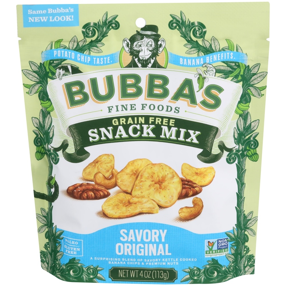 slide 1 of 1, Bubba's Fine Foods Bubbas Savory Original Grain Free Snack Mix, 4 oz