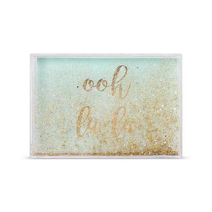 slide 1 of 3, Arte de Casa Ooh La La'' Snowglobe Glitter Frame'', 1 ct