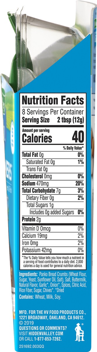 slide 7 of 10, Hidden Valley The Original Ranch Simply Dinners Original Breading Kit 3.38 oz, 3.38 oz