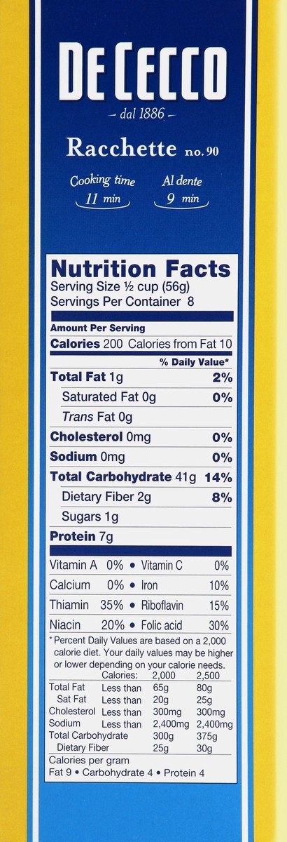 slide 2 of 4, De Cecco Racchette, 1 lb