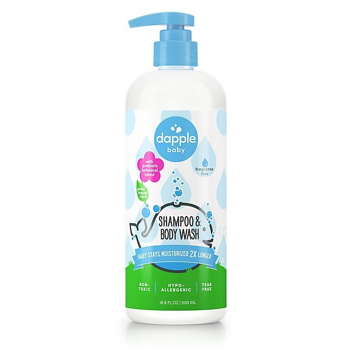 slide 1 of 7, Dapple Baby Baby Frangrance Free Shampoo & Body Wash, 16.9 oz