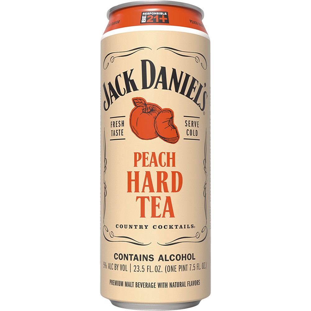 slide 1 of 1, Jack Daniels Peach Hard Tea Can - 23.5 Fl. Oz., 23.5 fl oz