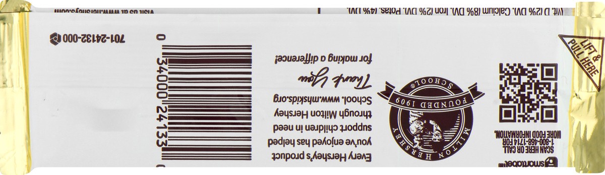 slide 2 of 7, Hershey's White Creme with Whole Almonds Candy, 1.45 oz, Bar, 1.45 oz