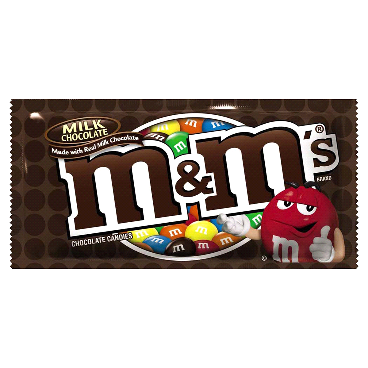 slide 1 of 3, M&M's Milk Chocolate Candies, 1.69 oz