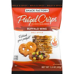 Snack Factory Buffalo Wing Pretzel Crisps