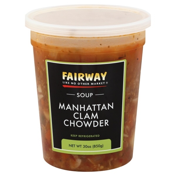 slide 1 of 1, Fairway Soup Manhattan Clam Chowder, 31 oz