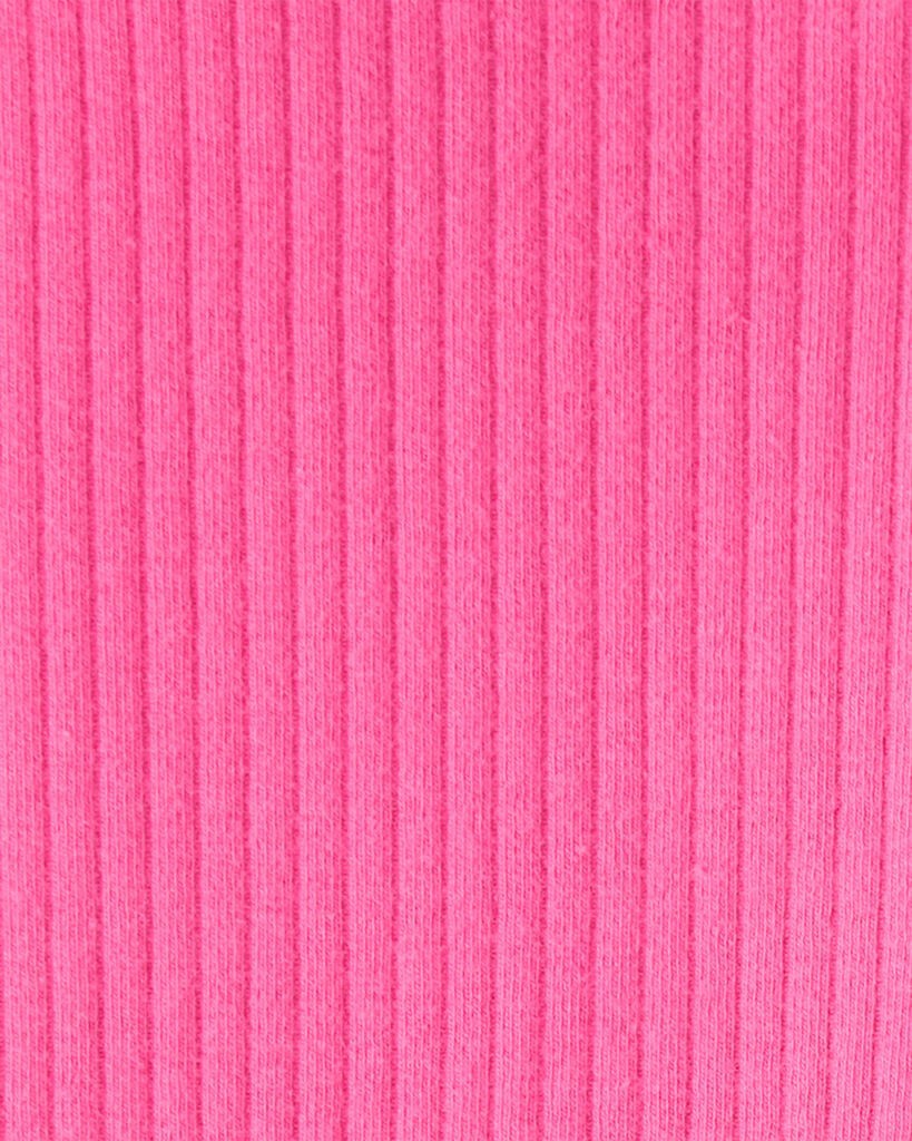 slide 3 of 3, Carter's Carters Toddler Girl Cotton Solid Stretch Leggings - Pink Hot Pink 2T, 1 ct