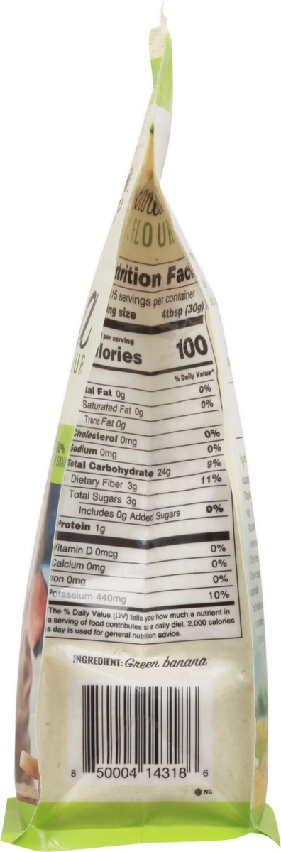 slide 2 of 14, Just About Foods Organic Green Banana Flour, 16 oz