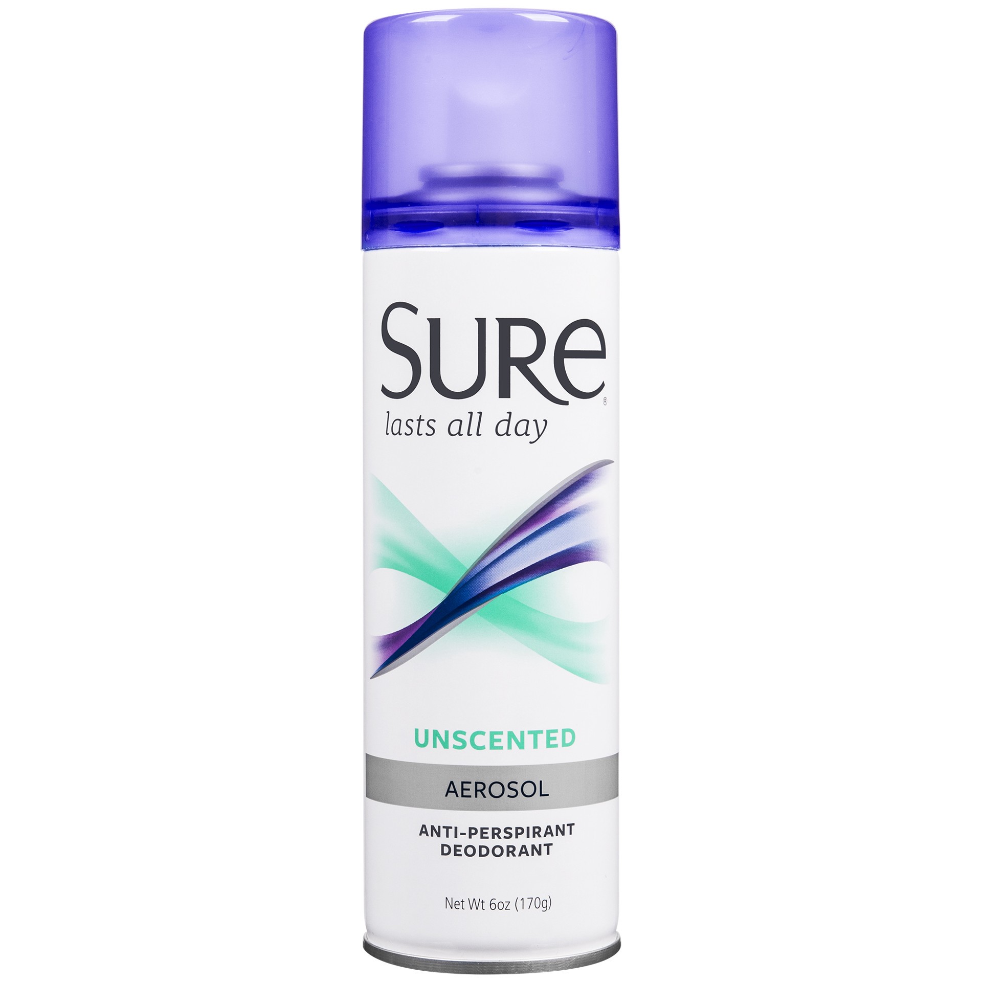 slide 1 of 4, Sure Deodorant Spray Unscented, 6 oz