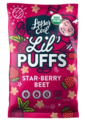Lesser Evil Star-Berry Beet Lil' Puffs 2.5 oz