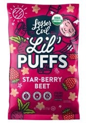 Lesser Evil Star-Berry Beet Lil' Puffs 2.5 oz