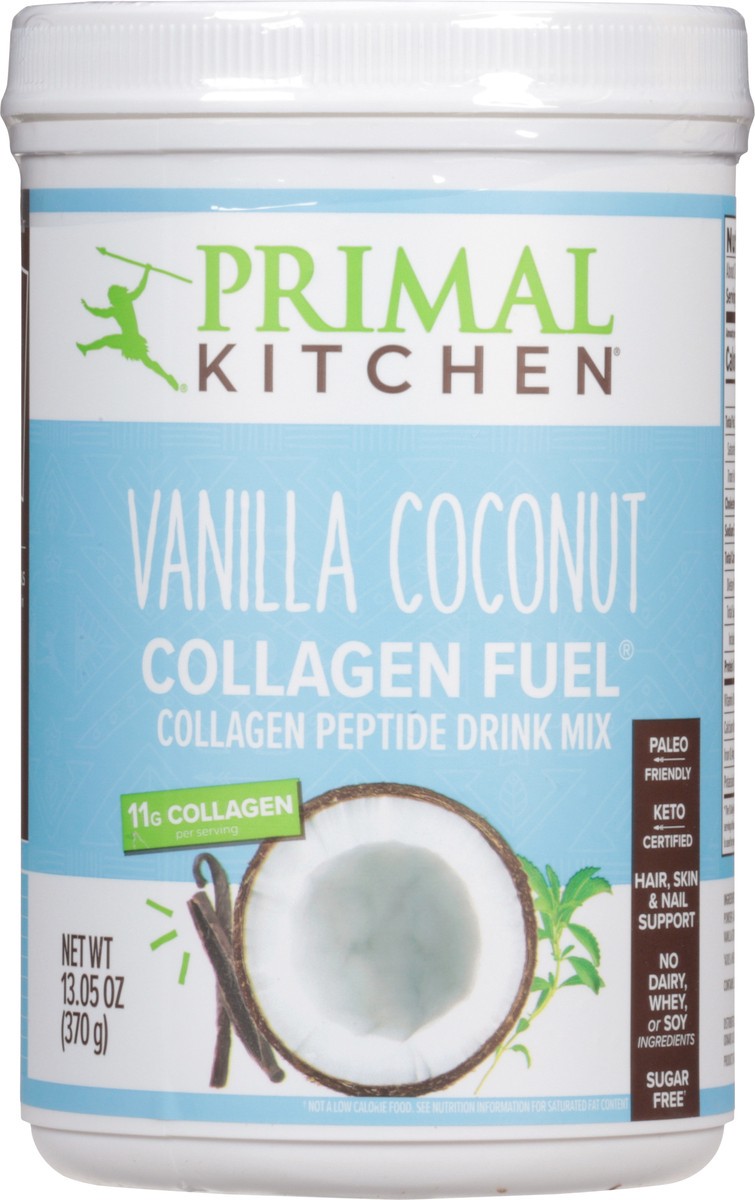 slide 9 of 13, Primal Kitchen Collagen Fuel Supplement Powder - Vanilla Coconut - 13.05oz, 13.05 oz