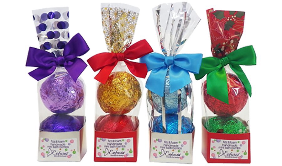 slide 1 of 1, Enfusia Mini Bath Bombs, 16 oz