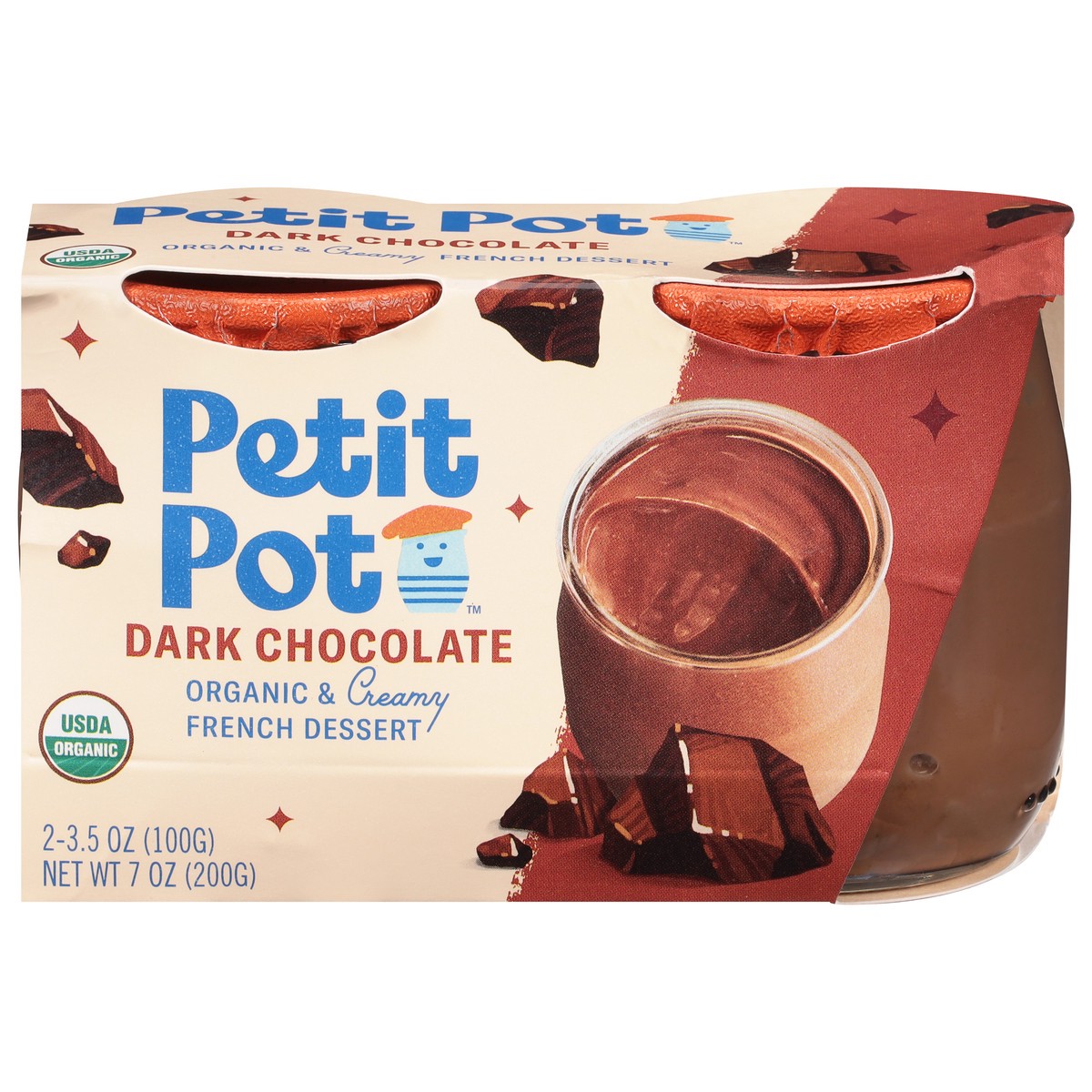 slide 1 of 1, Petit Pot Petitpot Pot De Creme Dark Chocolate - 7 Oz, 7 oz