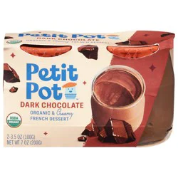 Petit Pot Petitpot Pot De Creme Dark Chocolate - 7 Oz