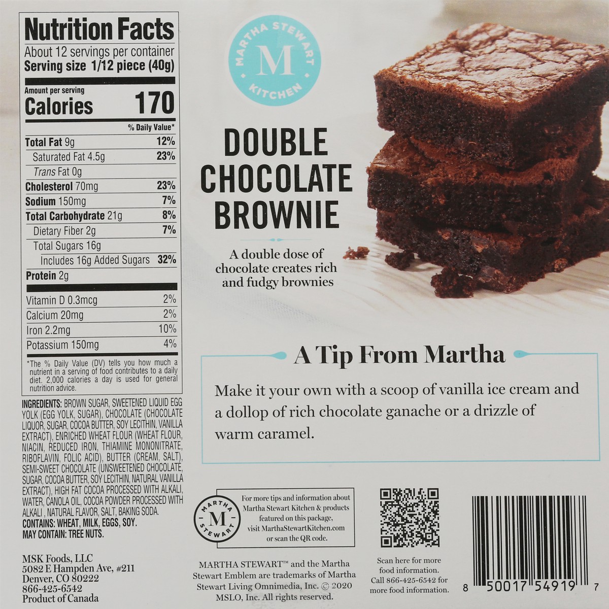 slide 4 of 13, Martha Stewart Kitchen Double Chocolate Brownie 16.75 oz, 16.75 oz