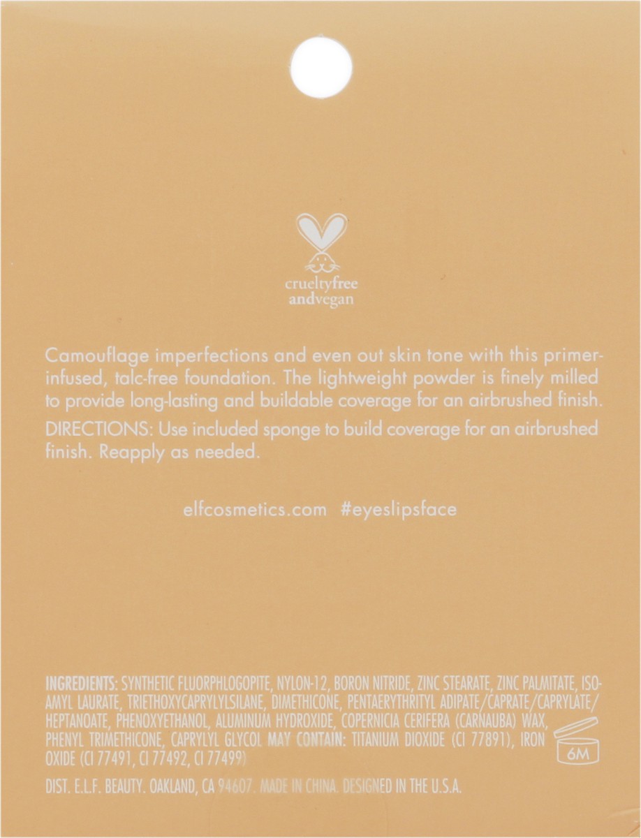 slide 9 of 12, e.l.f. Camo Light 240 W Powder Foundation 0.28 oz, 0.28 oz