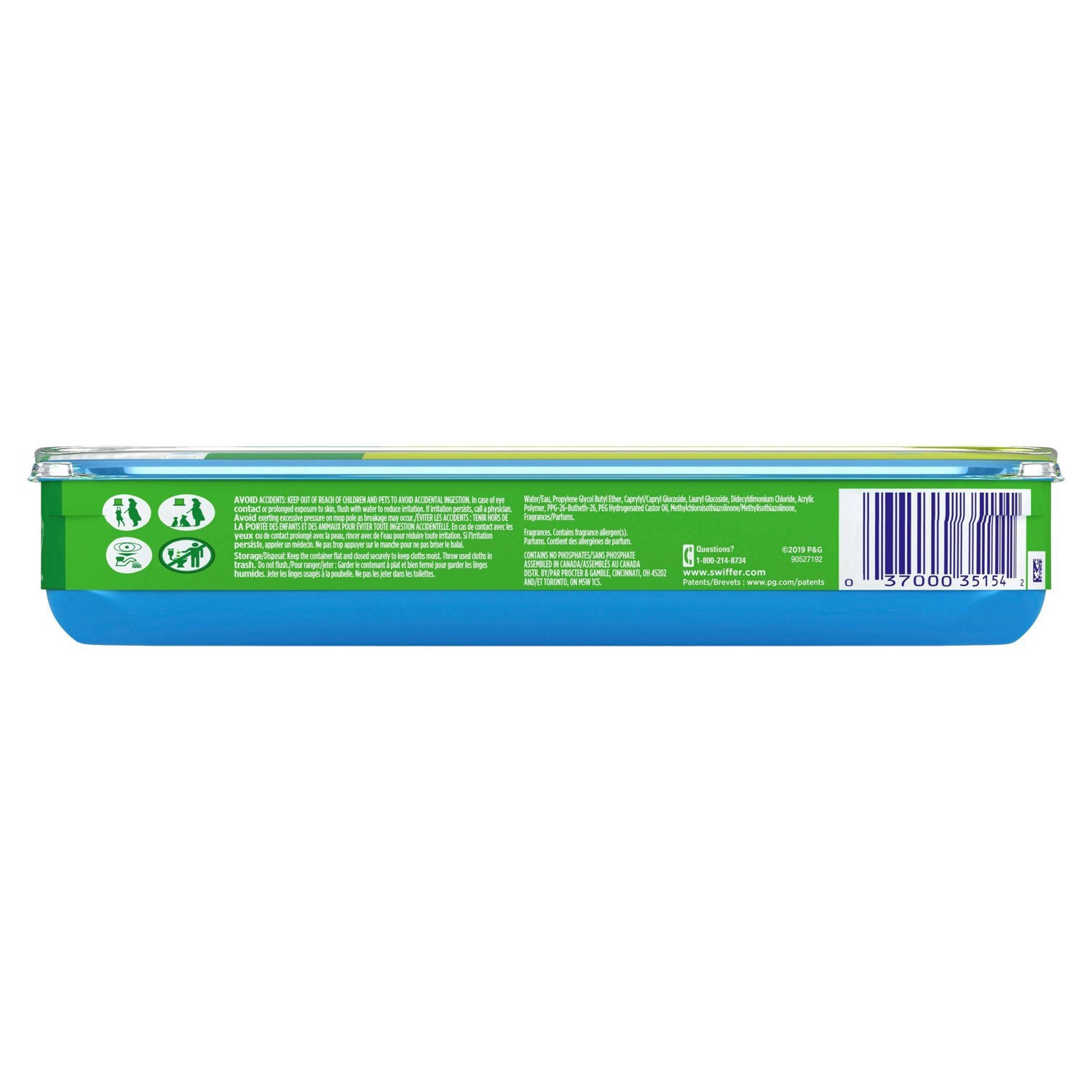 slide 88 of 98, Swiffer Sweeper Wet Mopping Cloth Refills for Floor Mopping and Cleaning, Multi-Surface Floor Cleaner with Fresh Scent, 12 count, 12 ct